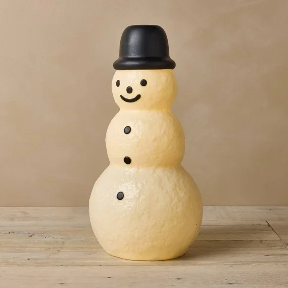 John Derian for Target 14" Snowman Lit Blow Mold NWT SEE PICTURES, DEFECT-AS IS - Picture 3 of 7